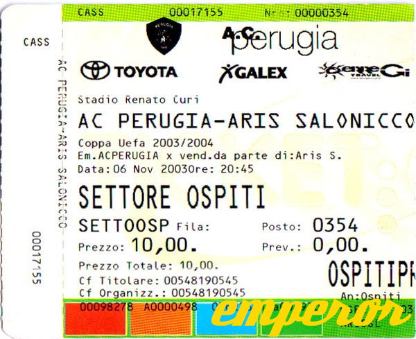 Perugia-ARIS 06112003  2-0 