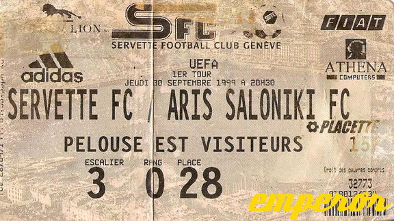 servette-ARIS 01101999  1-2 